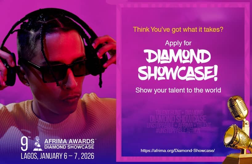 AFRIMA Launches Diamond Showcase Portal, Invites Rising Stars to Apply
