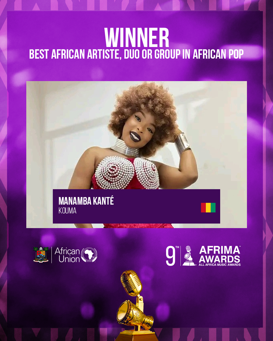 Best African Artiste, Duo or Group in African Pop