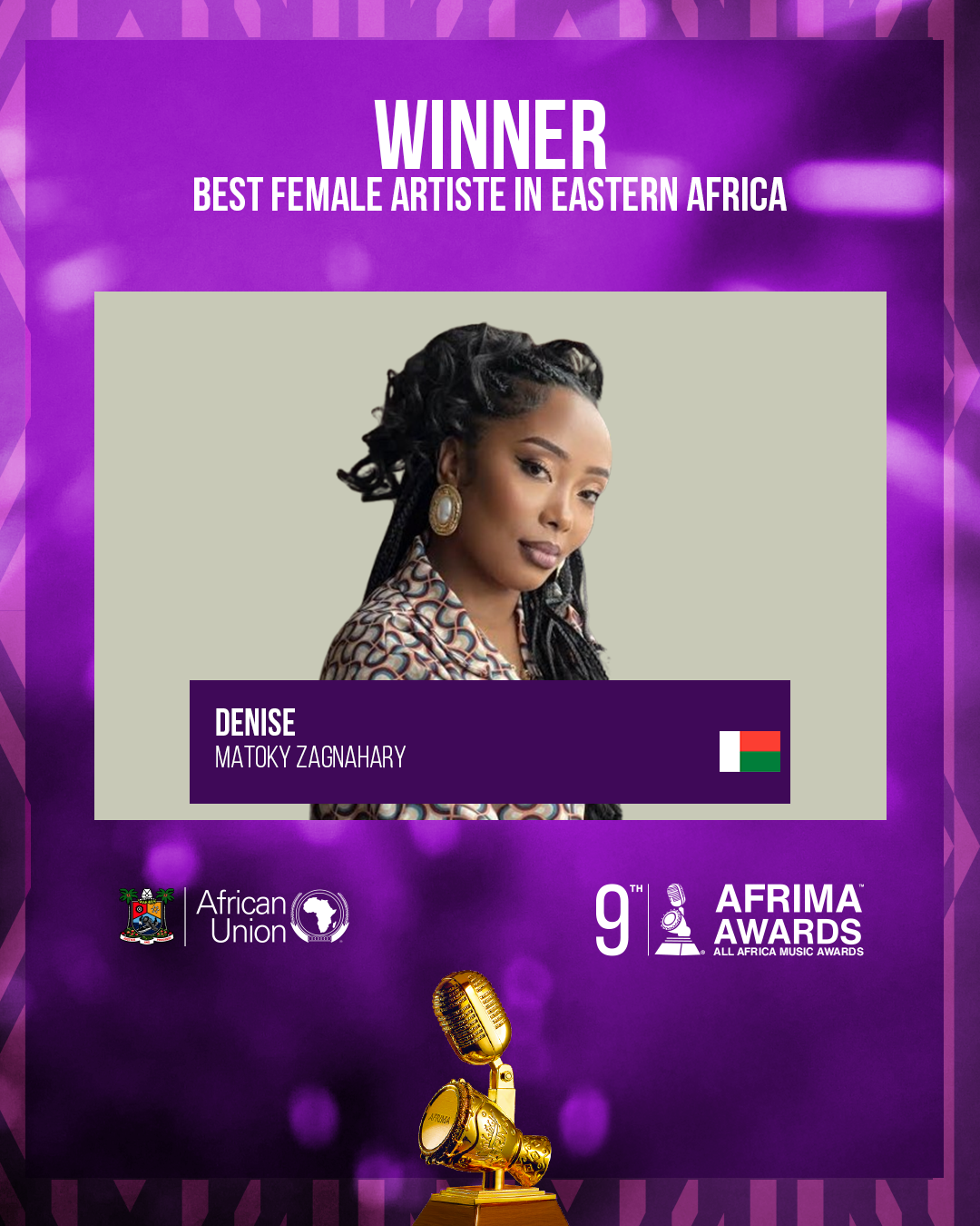 Best Female Artiste in Eastern Africa