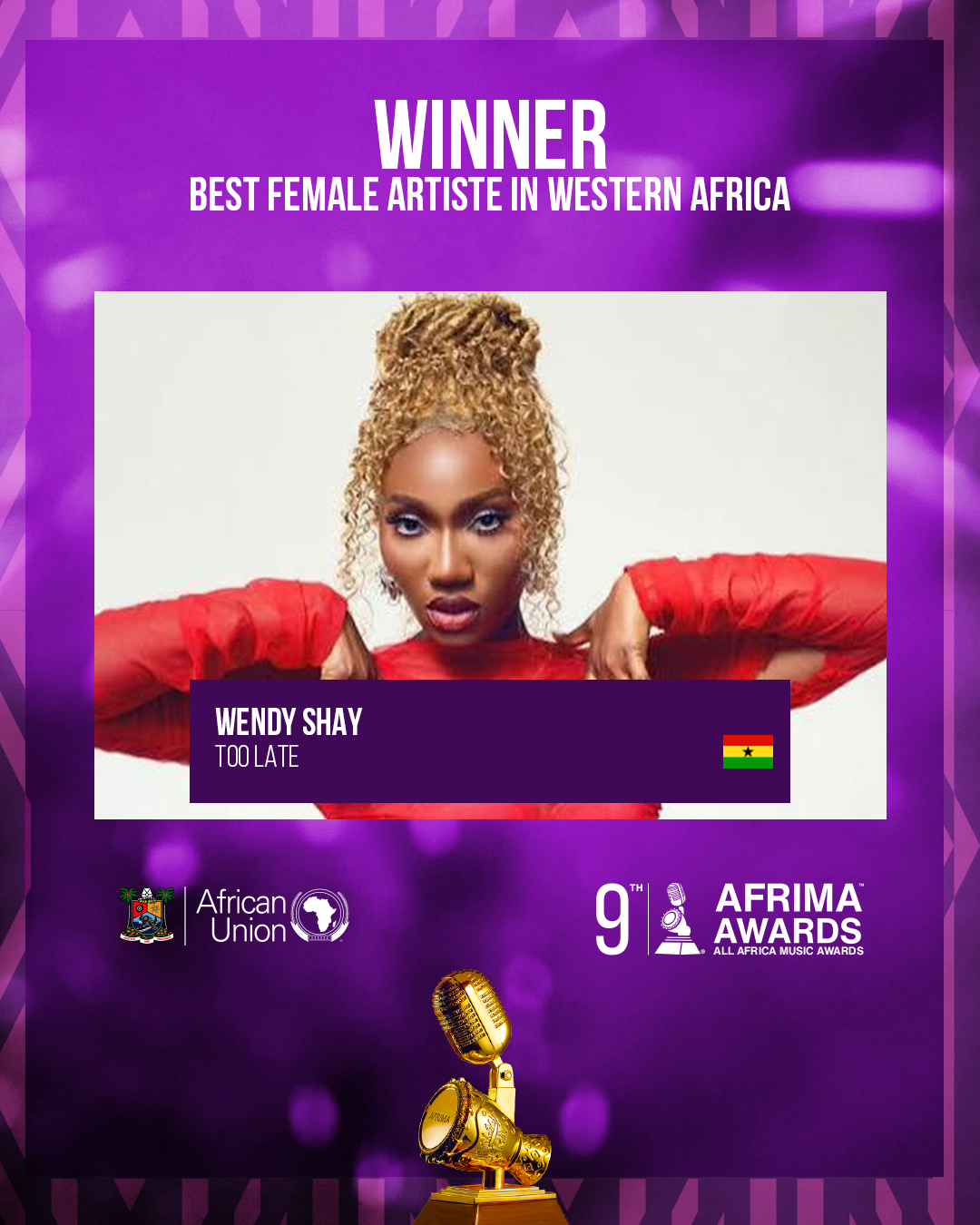 Best Female Artiste in Western Africa