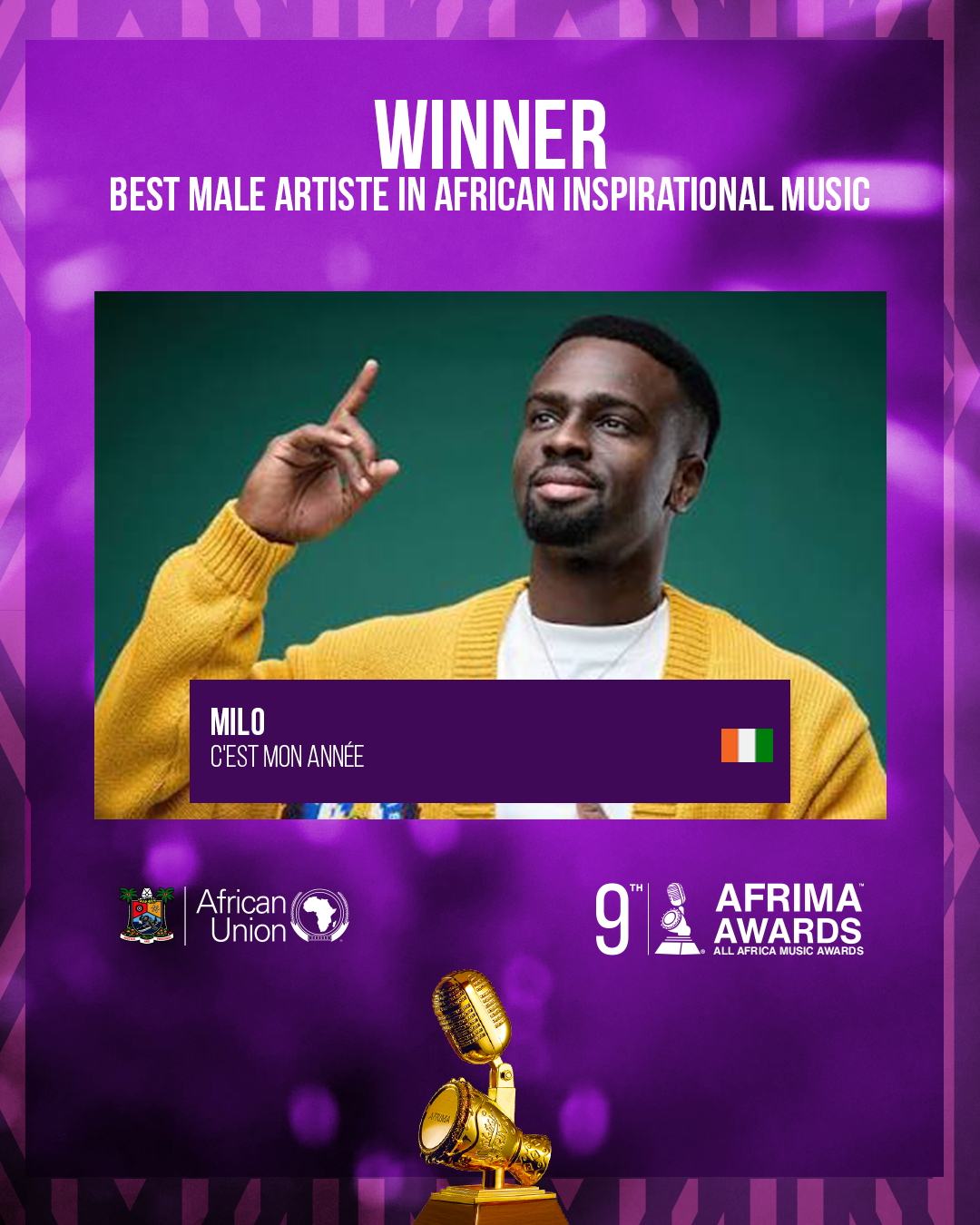 Best Male Artiste in African Inspirational Music
