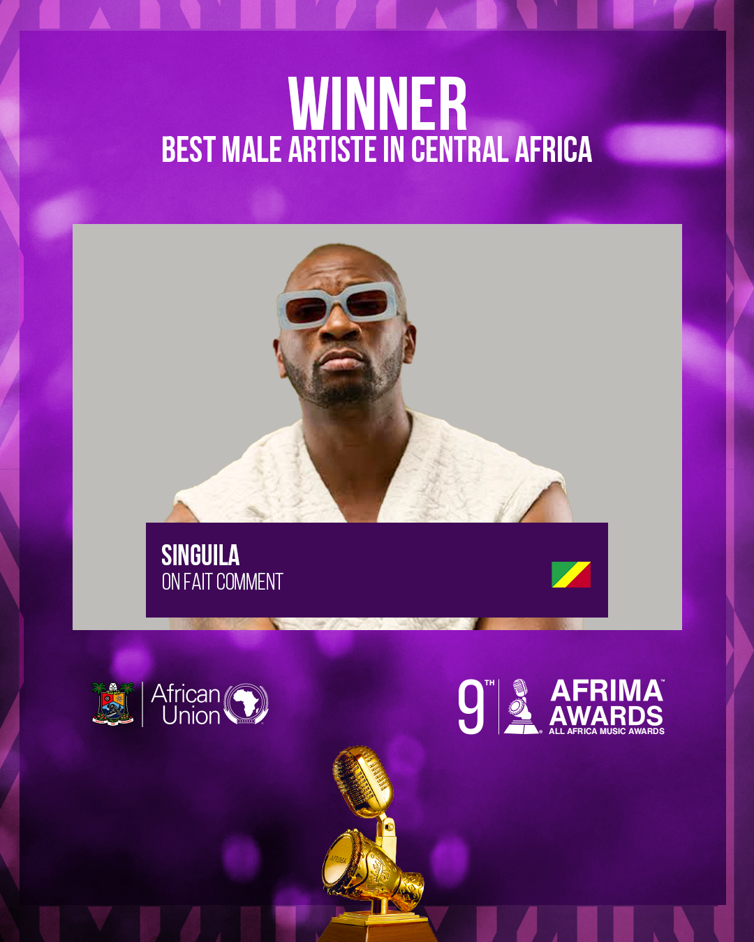 Best Male Artiste in Central Africa